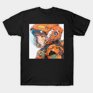 Orange Mech Suite Girl T-Shirt